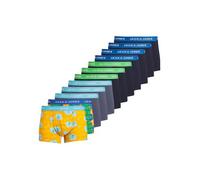 Jack & Jones 12 Pack Jachawaii Trunks - Navy Blazer/Palace Blue/Splish Splash
