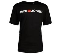 JACK & JONES Plus Size Logo T-Shirt | Standard Fit, Logo, Short Sleeves, Casual, Maximum temperature 40°C normal process