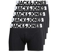 Jack & Jones 12204864 Men's Boxer Shorts Set of 5 White Black Blue Grey Trunks, Pack of 5 black, M