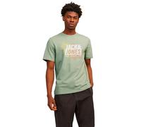Jack & Jones 12257908 Map Summer Logo Short Sleeve T-shirt