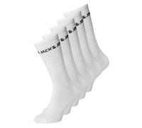 JACK & JONES 5 Pack Cotton Rich Socks White