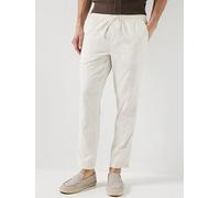 Jack & Jones Ace Breeze Linen Blend Drawstring Trousers, String, Size M, Men Tring