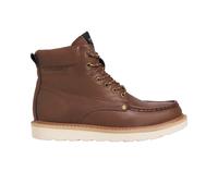 Jack & Jones And Mens Archway Moc Toe Ankle Boots (Cognac) - Brown - Size UK 8