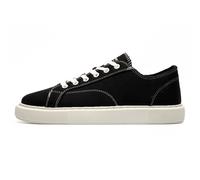 Jack & Jones Aspire Mens Canvas Trainers Casual Designer Fashion Sneakers Black