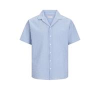 JACK & JONES Aydan Seersucker Resort Short Sleeve Shirt Cashmere Blue X-Large