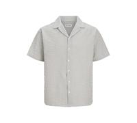 JACK & JONES Aydan Seersucker Resort Short Sleeve Shirt Crockery Large
