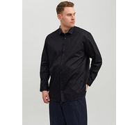 Jack & Jones Big & Tall Cardiff Shirt, Black, Size 5Xl, Men Black