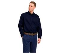 Long-sleeved shirt large Jack & Jones Cardiff Blue 5XL