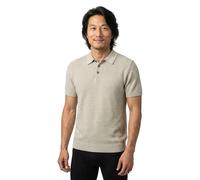 Jack & Jones Bluriley Knit Short Sleeve Polo Beige M Men
