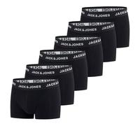 JACK & JONES Boxer Shorts Men's 6 Pack Basic Trunks Boxer Stretch Underwear Retro Shorts Set Cotton Black Red Green Blue Grey S M L XL XXL 3XL 4XL 5XL 6XL 7XL 8XL, Pack of 6, 7XL