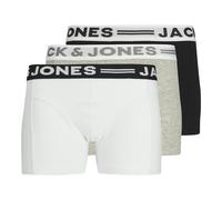 Jack&Jones Boys Boxer Shorts, 3 Pack - Sense Trunks, Cotton Stretch, Log...