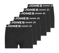 Jack&Jones Boys Boxer Shorts, 6 Pack - Sense Trunks, Cotton Stretch, Log...