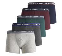 Jack & Jones Boys Boxers, 5 Pack - Jacoliver Trunks, Cotton Stretch,...