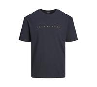 Jack & Jones Boys Boy Logo Junior T-Shirt, Dark Blue, 140 UK