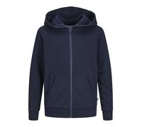 JACK & JONES Boy's Jjebradley Sweat Zip Hood Noos Jnr Sweatshirt Jacket, Blazer Navy, 152