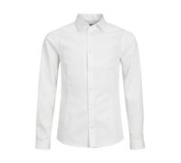 JACK & JONES Boy's Jprparma Shirt L/S Jr Sts Blouse, White (White White), 128