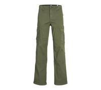 Jack & Jones Boys Jpstkane Jjharlow Noos Jnr Cargo Pants, Green, 146 UK