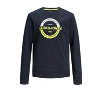 Jack & Jones Junior Sweatshirts Boy Crew Neck Soft Comfy Logo Print Pullover Top