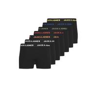 JACK & JONES Boys' Trunks Multipack, Cotton Blend, Pack of 7, Size 128, Black