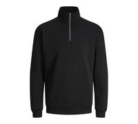 Jack & Jones Bradley Half Zip Sweater Black M Men