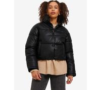 JACK & JONES Women's Jxbreezy OTW Sn Faux Leather Short Jacket Buffer, Schwarz, L