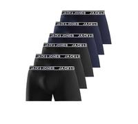Jack & Jones Bulk Pack of 6 Boxers Black