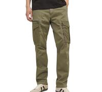 JACK & JONES Men's Jpstkane Jjcruise Cargo Noos Trousers, Green, 33W x 30L