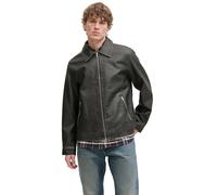 Jack & Jones Casablanca Leather Jacket Black 2XL Men