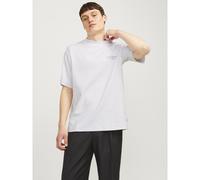 Jack & Jones Chad Branding Tee Shirt White Size Medium Male