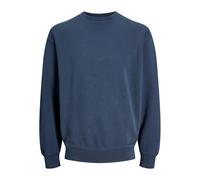 JACK & JONES JJECHARGE Noos Faded Sweat Crew Neck, Indigo (mood indigo), M