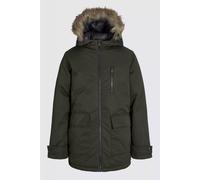 Jack Jones Charlie 9464 Detachable Faux Fur Trim Long Parka Hood Jacket