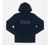 Jack & Jones - Chest Logo Hoodie In Navy Blazer - M