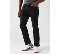 Jack & Jones Clark Original 356 Regular Fit Jeans, Black Denim, Size 30R, Men Black Denim