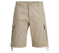 Jack & Jones Cole Barkley Cargo Shorts Beige S Men