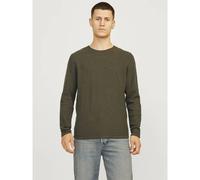 JACK & JONES Men's Jjecooper Knit Crew Neck Noos Jumper, Olive Night, L