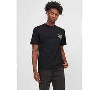 Jack & Jones Crew Neck Printed T-Shirt Black Print
