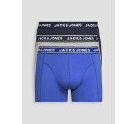 Jack & Jones Danny Trunks 3 Pack, Dazzling Blue, Size S, Men Dazzling Blue