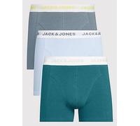 Jack & Jones Dean Trunks 3 Pack, Multi, Size L, Men Print