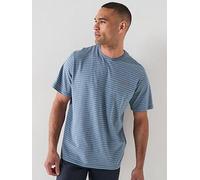 Jack & Jones Devin Daytona Striped T-Shirt, Blue, Size S, Men Blue