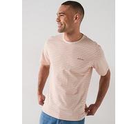 Jack & Jones Devin Daytona Striped T-Shirt, Cream, Size S, Men Cream