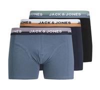 JACK & JONES Mens Trunks Underwear Multipack Boxer Shorts Underwear For Men, Pack of 3, Size- S