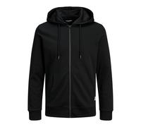 Jack & Jones Essentials Mens Hoodie Basic Sweat Zip Jumper Loopback Cotton Blend