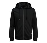 Jack & Jones Essentials Mens Hoodie Basic Sweat Zip Jumper Loopback Cotton Blend