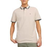 Jack & Jones Polo shirt JJEPAULOS in Beige EU M