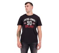 Jack & Jones Men's T-Shirt Ethan 3-Pack – Black/White/Navy – Size S