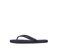 JACK & JONES Mens Basic Eva Flip Flops Summer Beach Logo Sandals Toe Post Slippers (Navy 6-7)