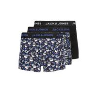 JACK & JONES Flower Skull Trunks Boxers 3 Units M Black