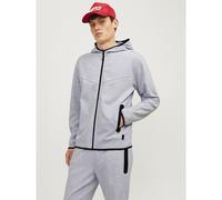 Jack & Jones Fusion Full Zip Sweatshirt Grey S Men