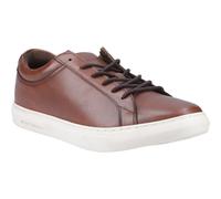JACK&JONES Men's JFWGALAXY Leather Sneaker, Cognac, 10 UK
