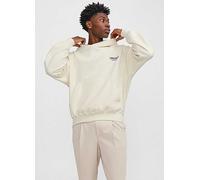 Jack & Jones Graphic Print Hoodie Buttercream